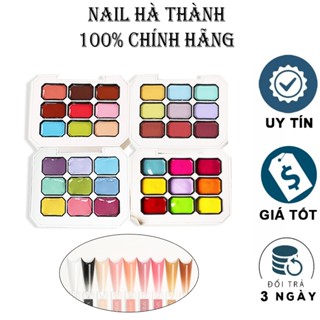 Set gel dặm ombre Mocmaki 9 ô chất gel đặc, mướt mịn làm nail nghệ thuật