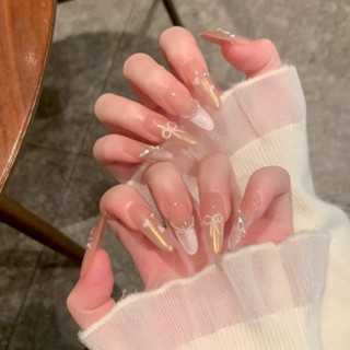 Mã 595 Nails Box 24 Móng Mắt Mèo Cao Cấp Đính Đá..595