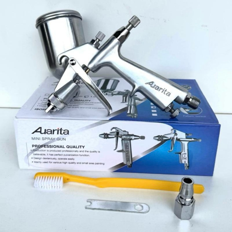 Béc Phun Sơn Mini Auarita F3 Kim 1.0mm (Hàng Chính Hãng)