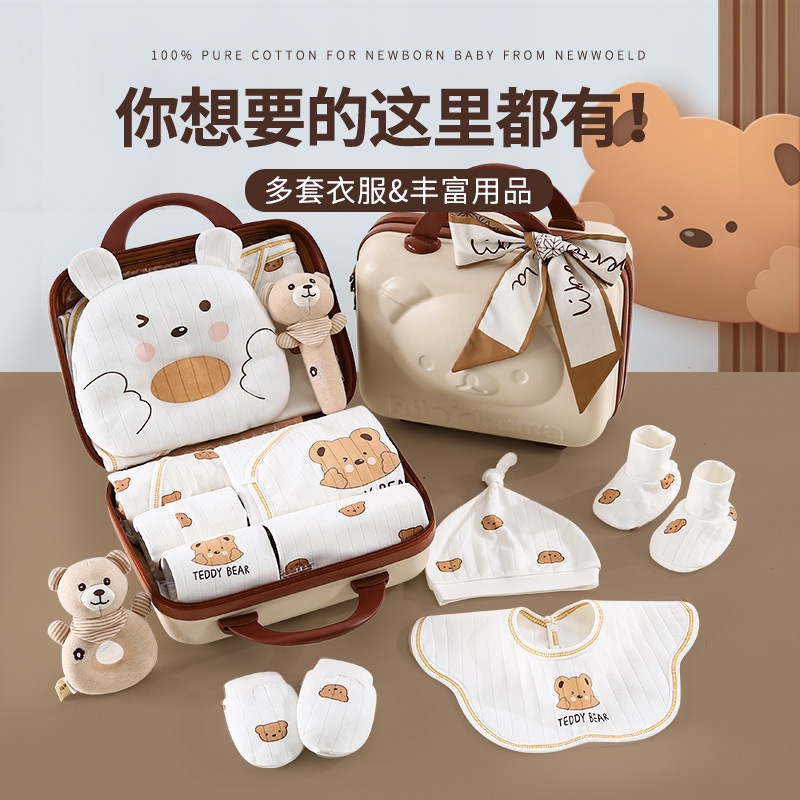 [HOẢ TỐC] Set Đồ Sơ Sinh Quà Tặng Bé Gái Bé Trai Đồ Em Bé Sau Sinh Quà Đầy Tháng Cho Bé