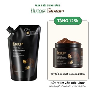 [SPECIAL DEAL] Tẩy tế bào chết body Cocoon BIGSIZE, túi refill tẩy da chết cơ thể cà phê Đắk Lắk - HUNOXA
