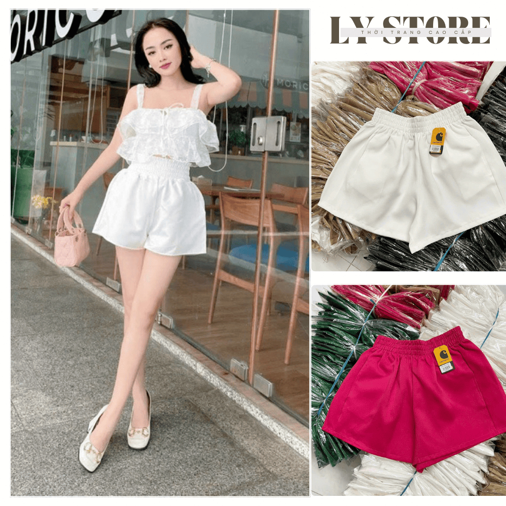 Quần Short Lưng Thun,Quần short tacta cực xinh,LY STORE