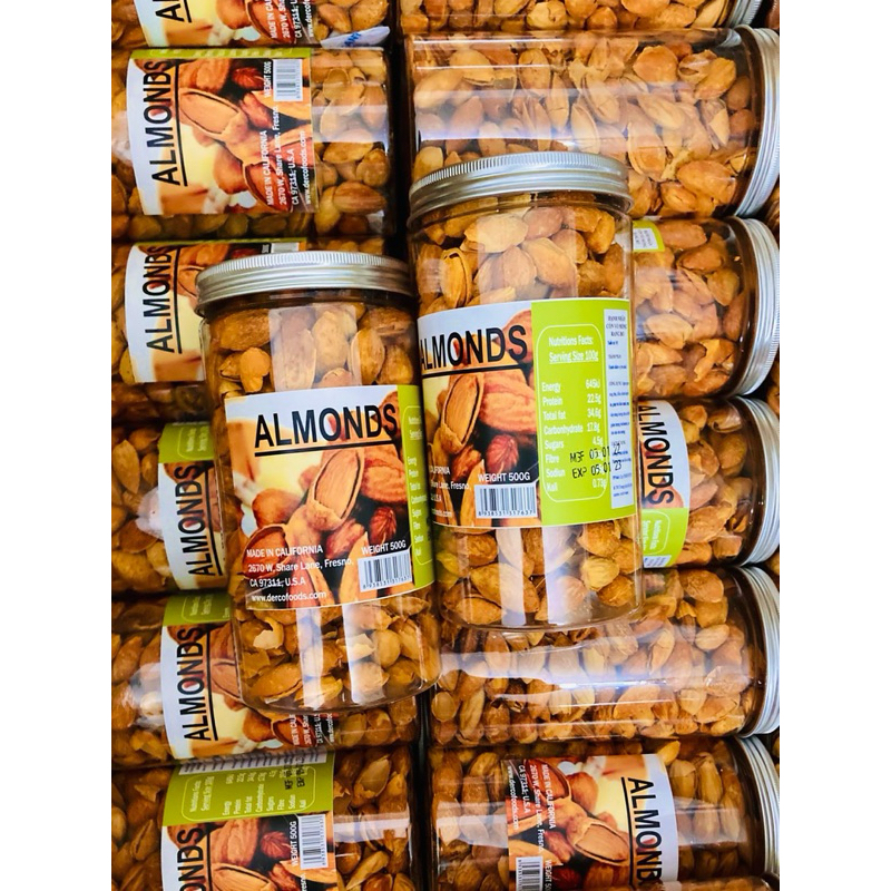 Hạnh nhân vỏ mỏng rang bơ 500g