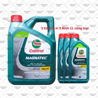 Dầu nhớt tổng hợp toàn phần ô-tô Castrol Magnatec 5w30 7.000ml ( 7L )- Shopnhottot