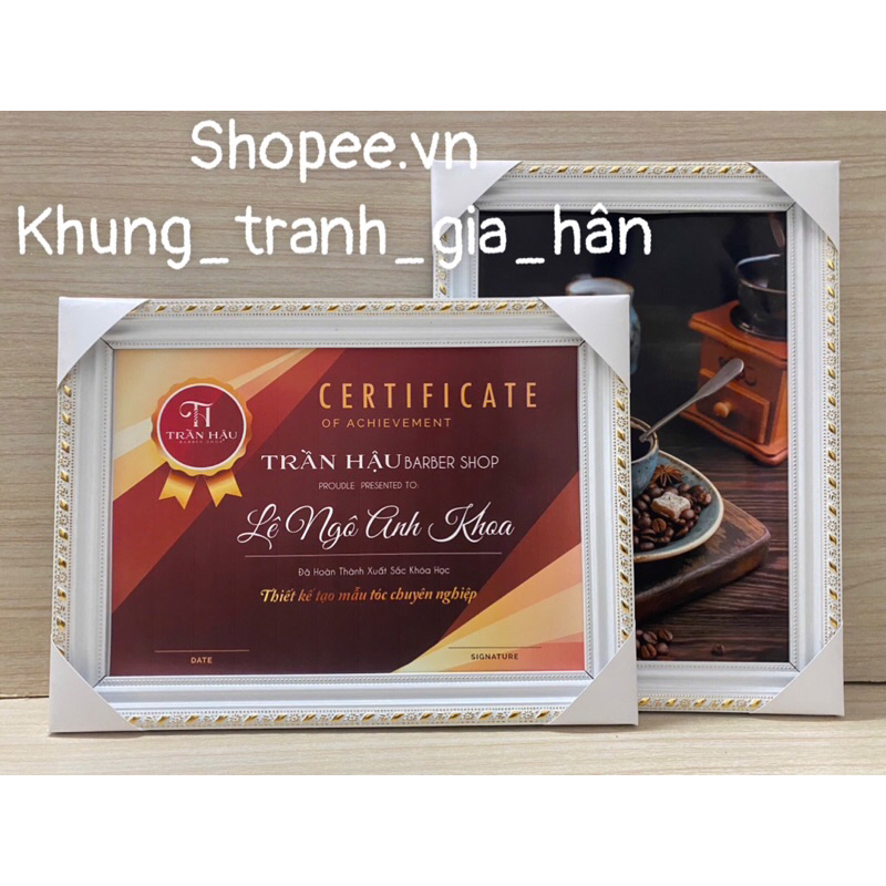 (Hoả tốc ) Khung bằng khen (A4) 21x30, khung hình  a4 giá  rẻ