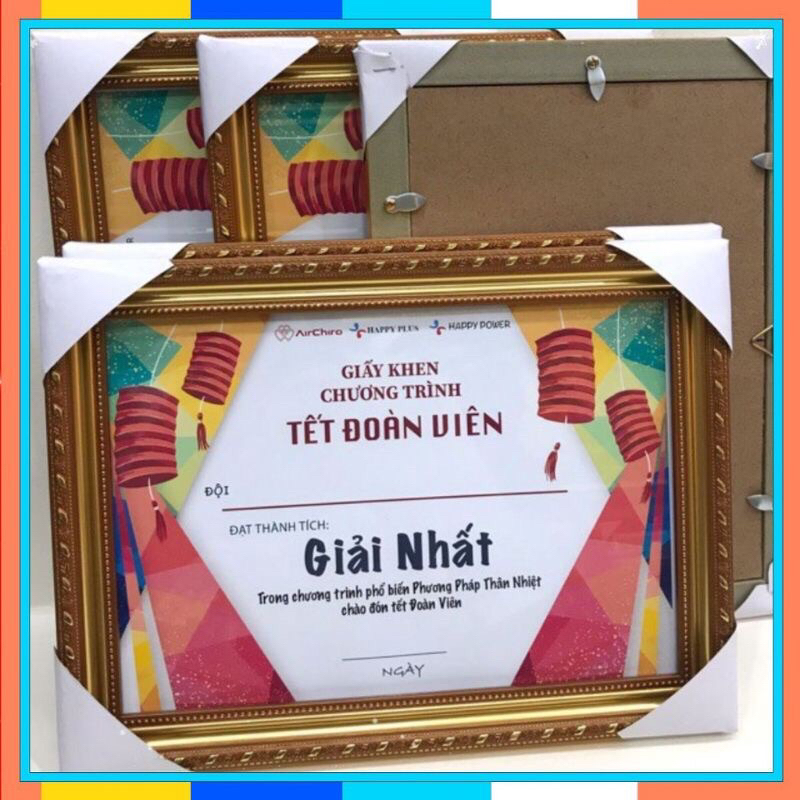 XƯỞNG KHUNG)khung bằng khen(A4)21x30,khung hình A4 giá rẻ