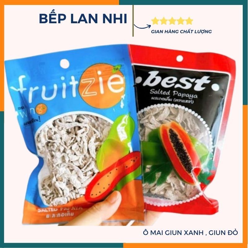 Ô mai giun đỏ, ô mai giun xanh Thái Lan gói 50gr, ăn vặt tuổi thơ