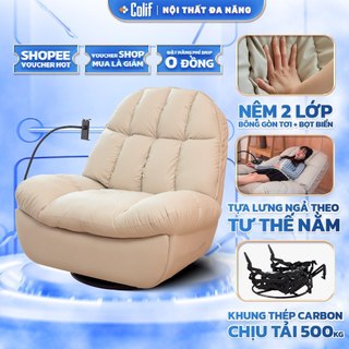  Ghế Sofa Lười COLIF Royal 360 Đa Năng Cao Cấp Vải Da - Thư Giãn Đổi Tư Thế Linh Hoạt 