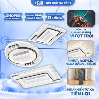 Đèn Quạt Trần Không Cánh Light Air COLIF - Quạt Làm Mát Chiếu Sáng LED Tiết Kiệm Điện Cao Cấp 