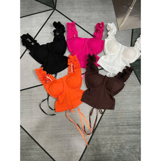 ÁO CROPTOP 2 DÂY PHÍA SAU CÓ ĐAN DÂY