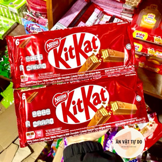  Bánh Kitkat Nestle 6 thanh 102g bánh xốp bọc socola 