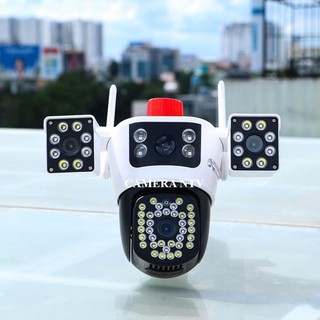   Mẫu Mới 2025  Camera Yoosee 3 MẮT MÁY BAY ĐỘC LẬP FHD xem 3 khung hình cùng lúc đa chiều,2 mắt xoay ra phía sau 
