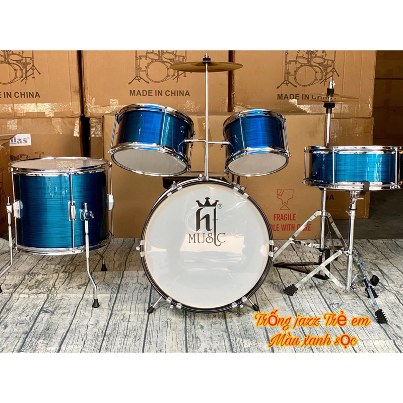 [Chính hãng] Bộ trống jazz trẻ em HT Music HT-J16