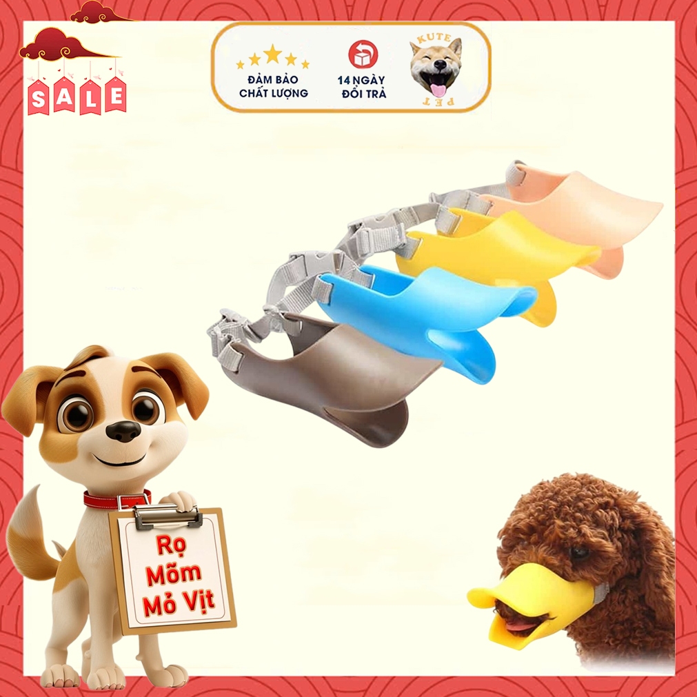 Rọ mõm mỏ vịt cho chó