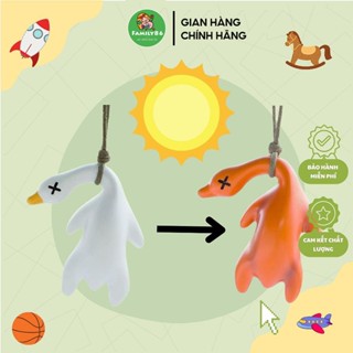 Vịt Quay Đổi Màu, Móc Khoá Vịt Quay Đổi Màu Khi Gặp Ánh Nắng Tia UV (Gà Tôm Cua Cá Quay)