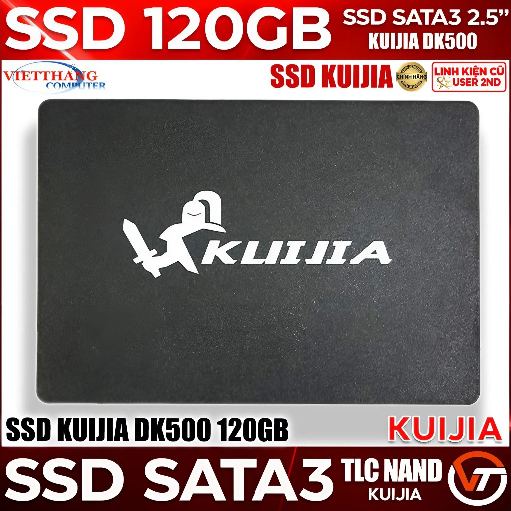 Ổ cứng SSD 120GB Kuijia DK500 SATA 3 Sức khỏe Good SSD Cũ đã qua sử dụng ( Cũ - 2nd )