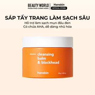 Sáp Tẩy Trang Làm Sạch Sâu Lớp Makeup HANSKIN PORE CLEANSING BALM AHA 80g