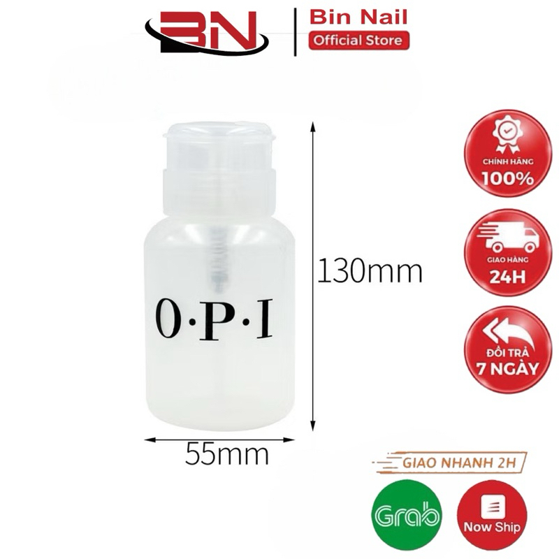Lọ đựng cồn acetone 250ml đầu xịt - Bình nhún đựng nước lau gel chuyên dụng làm móng