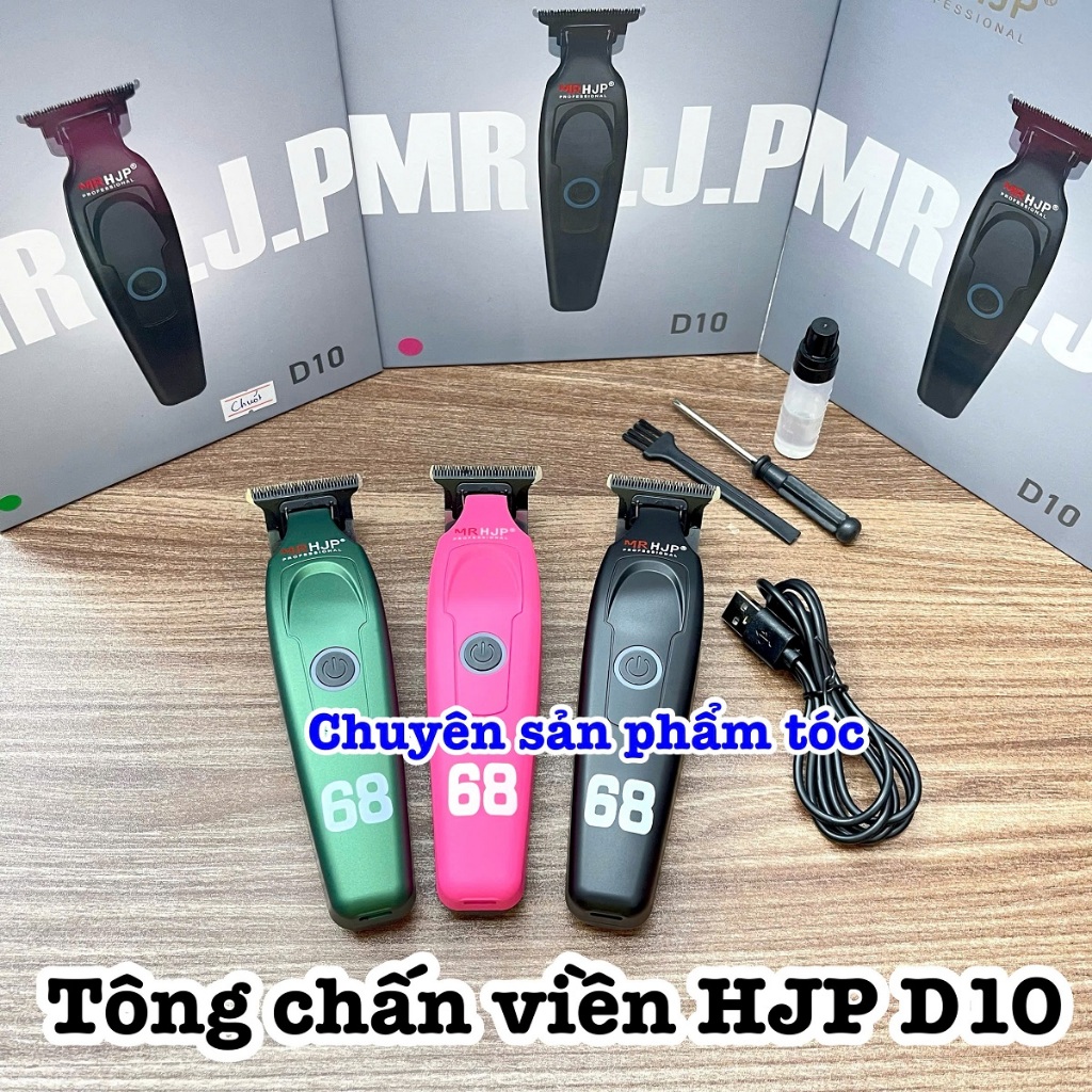 ✅freeship✅ Tông đơ chấn viền cao cấp HJP D10 - pin 5 tiếng liên tục