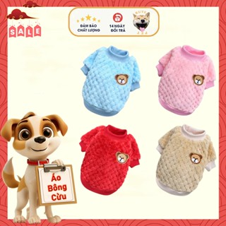 Áo cho chó mèo - Chất liệu vải lông cừu cao cấp,cực xinh xắn đàng yêu