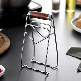 Kẹp Gắp Bát Đĩa Nóng Inox 304 Cán Gỗ, Gắp Nồi Nóng, Đĩa To Trong Nồi Hấp