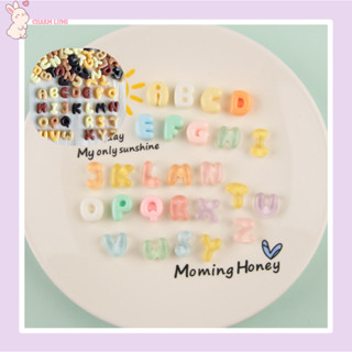 Combo 26 chữ cái Charm Chữ Trong, Đục Mini ,Tràg Trí Ốp Lưng,Bình Nước,Nón Bảo Hiểm,KẹpTóc [1 cái ]-Charm Lumi
