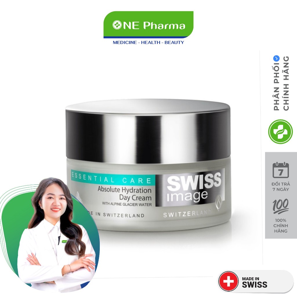 Kem Dưỡng Ẩm Swiss Image Chống Nắng Ban Ngày 50ml Absolute Hydration Day Cream