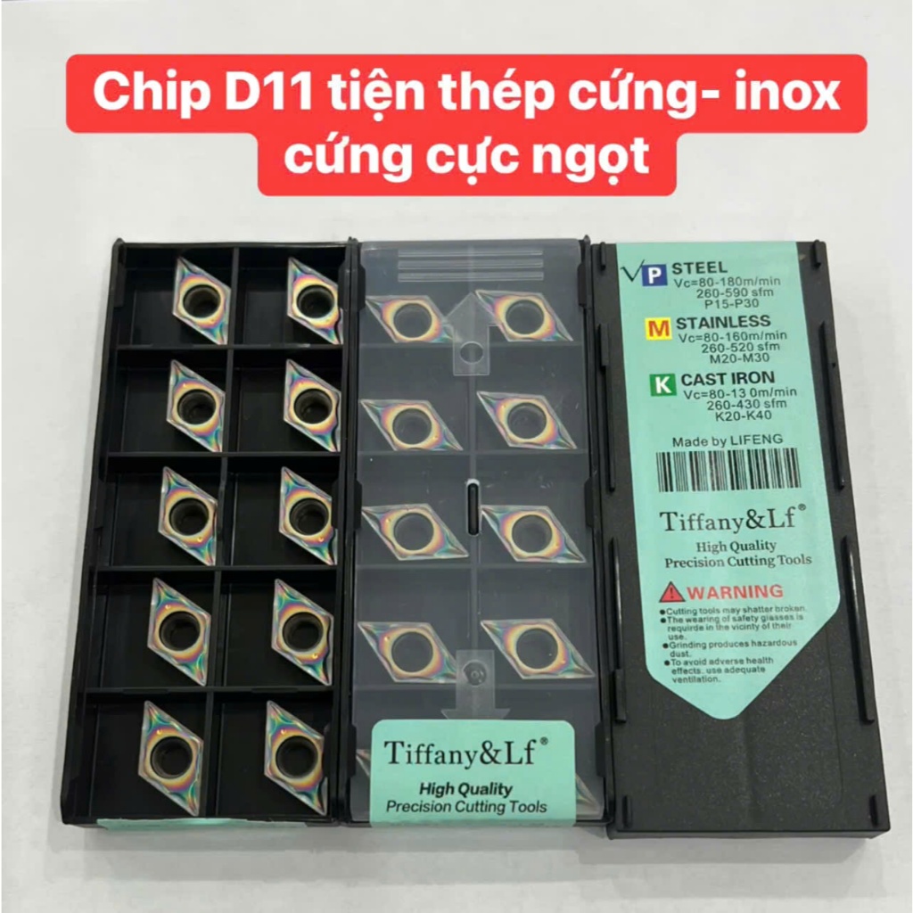 Chip D11 tiện ca bi bạc đạn sắt thép inox cứng qua nhiệt luyện CHẤT LƯỢNG TỐT