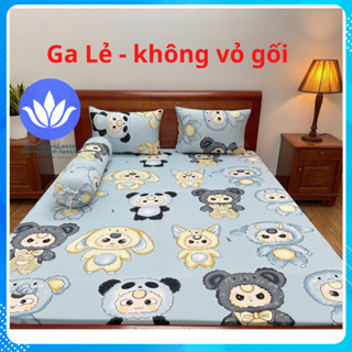 Ga Trải Giường Lẻ Thun Lạnh Hàn Quốc in 3D, Ga Thun Lạnh bọc nệm Dưới 20cm, đủ kích thước 1m đến 2.2m mẫu mới- siêu đẹp