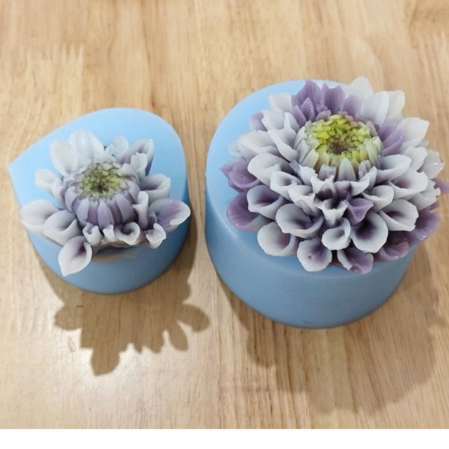 Set 2 khuôn hoa cúc mã HC287 khuôn silicon hoa cúc khuôn làm rau câu khuôn socola khuôn nến