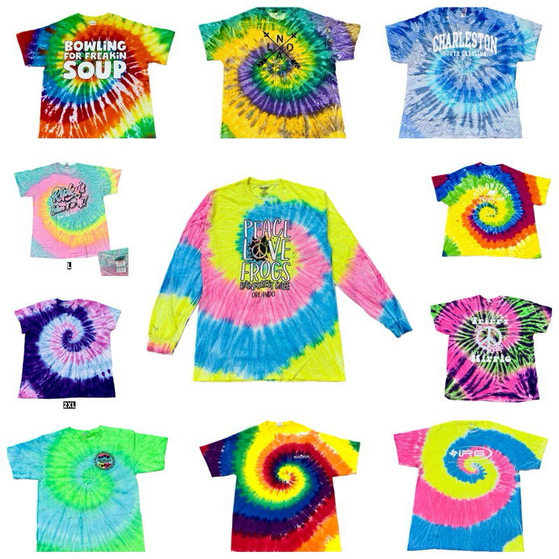 Áo thun loang tie dye p1