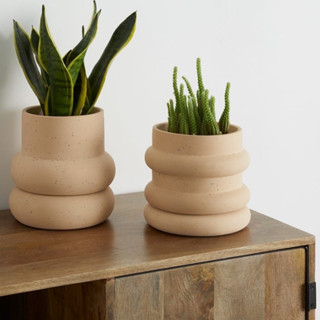 Chậu sứ trồng cây - Chậu sứ xuất khẩu ( gồm chậu và dĩa rời  )