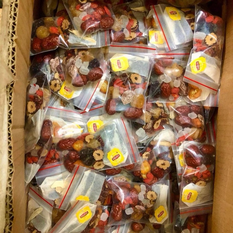 Combo 10 gói trà Lipton Xí Muội Táo Đỏ Thanh Mát