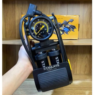 [ Hàng chất lượng ] Bơm Stanlays 2 Xi Lanh Bơm Ô Tô - Xe Đạp - Xe Máy