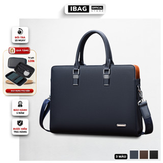 Cặp da công sở Cặp văn phòng Cao Cấp Fsd.Wg Chất liệu Da PU cực bền Túi xách da công sở túi đựng laptop 14 inh- IBAG