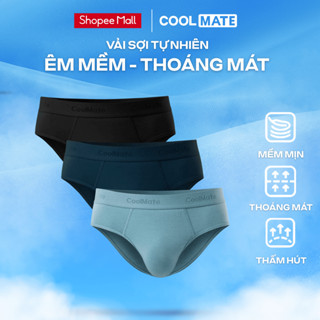 Combo 3 Quần lót nam Brief Lenzing Modal vải êm mềm mịn thoáng khí thấm hút tốt Coolmate