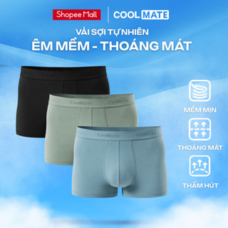 Combo 3 quần lót nam Trunk Lenzing Modal vải êm mềm, thấm hút kháng khuẩn tự nhiên Coolmate