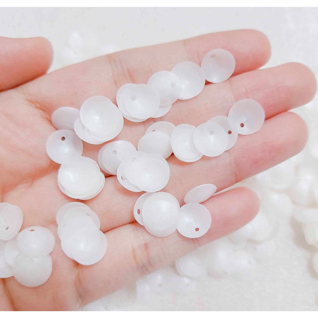 Kim sa chảo cong lỗ lệch vảy cá làm hoa 3d đính kết áo dài váy đầm trang trí diy phụ liệu may mặc