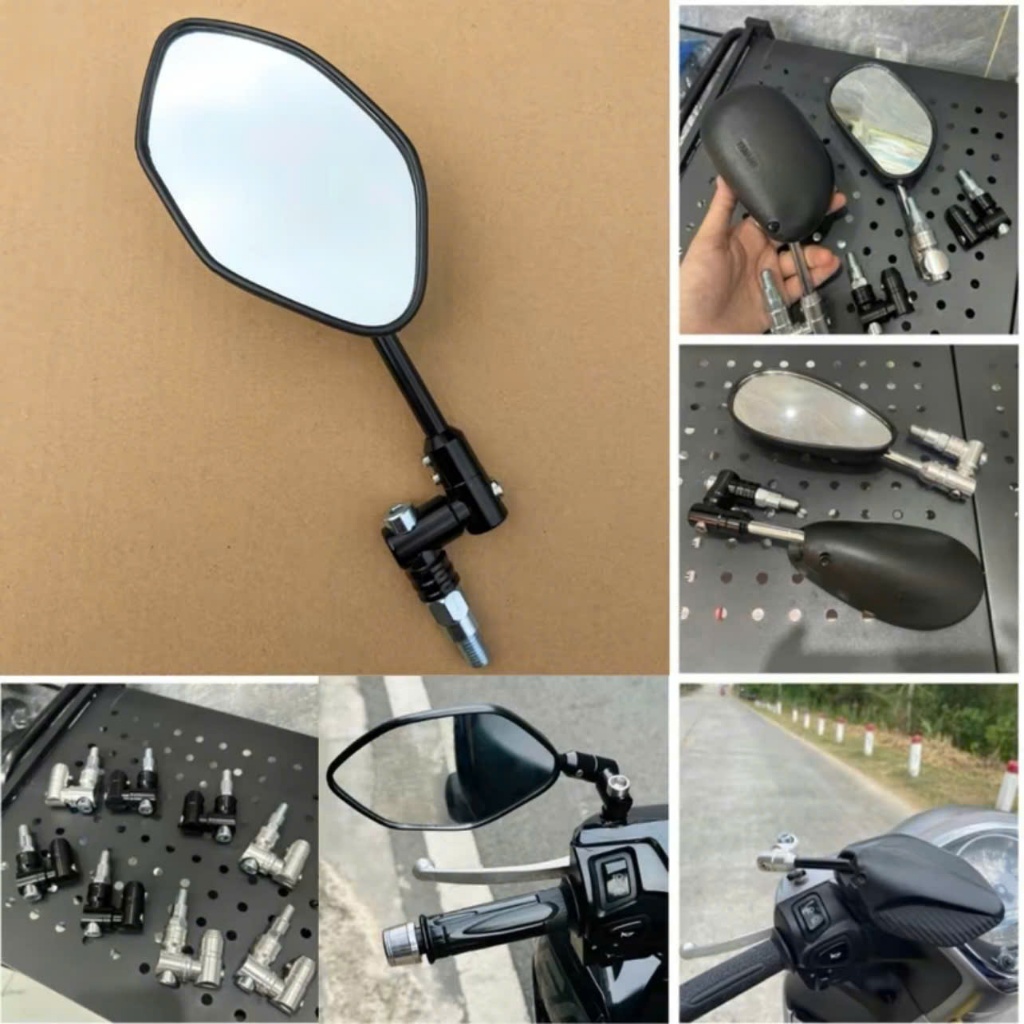 Gương Xe Máy Xoay 360 độ, kính gập xe máy SH/ AB/ Vario/ Winner/ Exciter/Wave/Vision