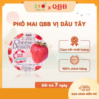  DATE 17 T5 26  Phô mai QBB Nhật Bản - Vị dâu tây 90g 
