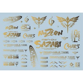 Decal nước MG Sazabi ver.Ka
