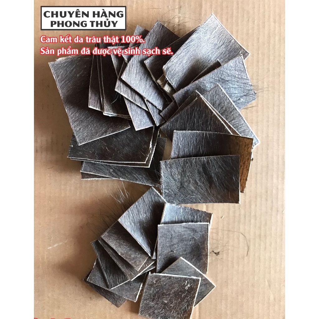 Da trâu khô Da trâu thật