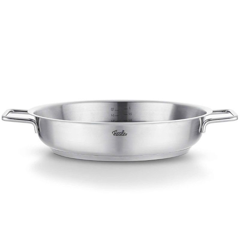 🇩🇪 Chảo Inox tay cầm hai bên Fissler Pure Collection Serving Ø24cm