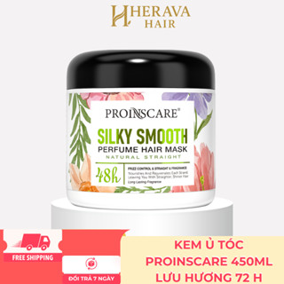 Kem Ủ Tóc Keratin PROINSCARE Smooth 450ml Dưỡng Ẩm Phục Hồi Tóc Chuyên Sâu, Lưu Hương 72H