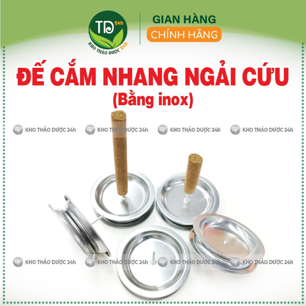 Đế cắm nhang ngải cứu bằng nhôm phay, kiểu dáng thanh nhã, bền đẹp, tiện dụng, 2 mặt, có đế vững, an toàn và dễ sử dụng