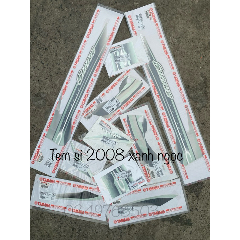 Tem zin sirius 2008 xanh ngọc