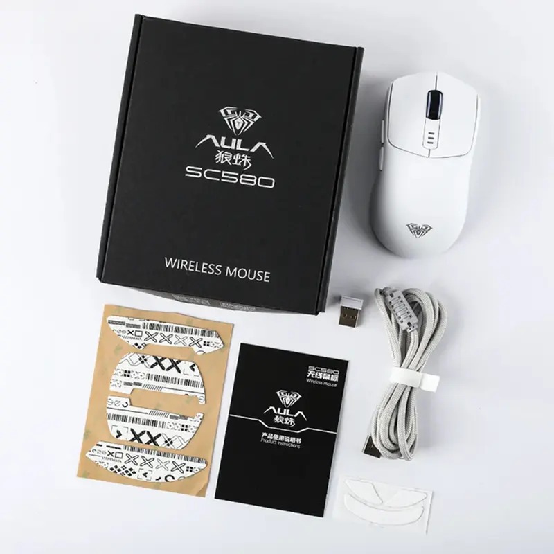 Aula SC580 chuột gaming 3 mode, thiết kế công thái học | BigBuy360 - bigbuy360.vn