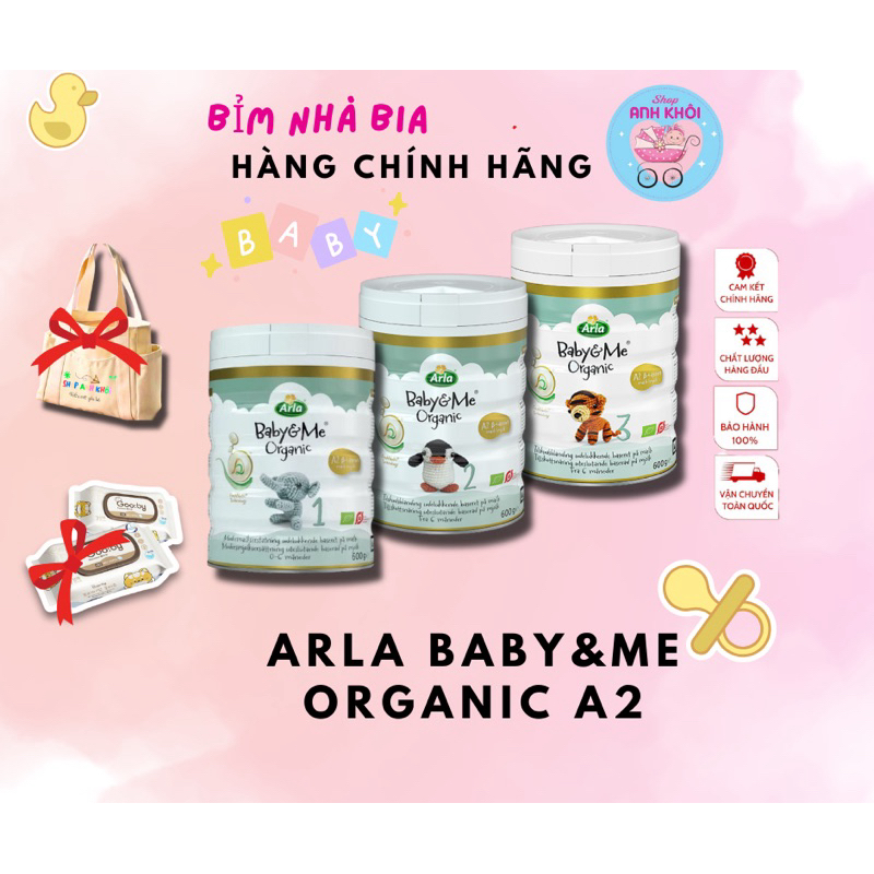 Sữa Arla Baby&Me A2 Organic 600g