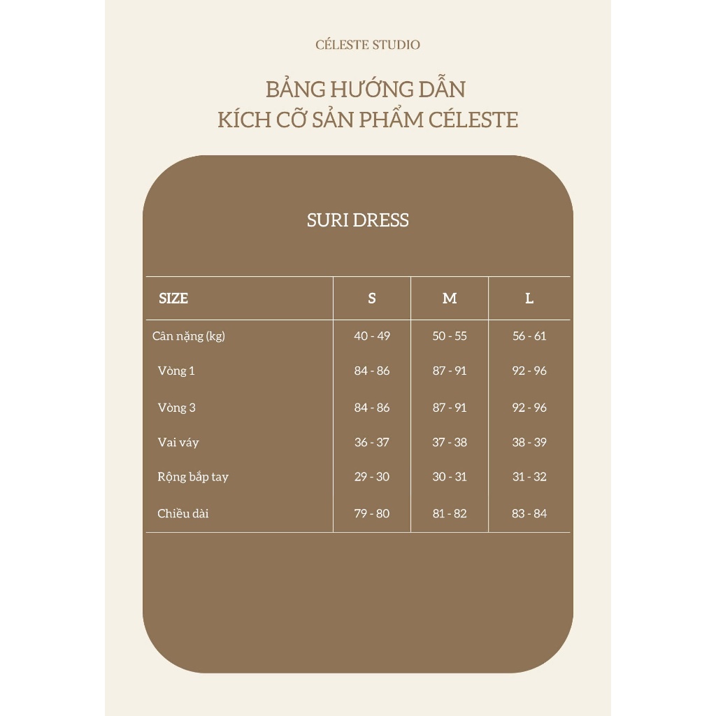 [DEAL MỞ BÁN] CÉLESTE - Váy Babydoll Dáng Ngắn Suông Chất Tơ Mềm Tay Bồng Đính Hoa Thêu Tiểu Thư Suri Dress | BigBuy360 - bigbuy360.vn