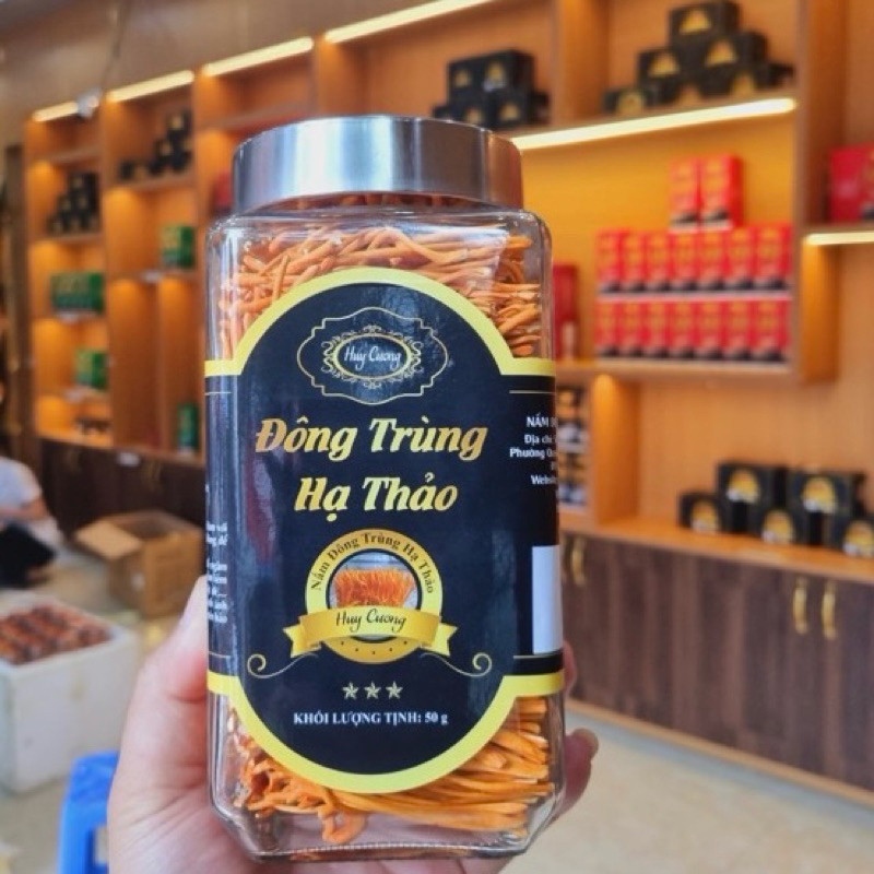 [CHÍNH HÃNG] ĐÔNG TRÙNG HẠ THẢO HUY CƯƠNG SẤY THĂNG HOA (Nuôi Cấy Tại TP Lai Châu)